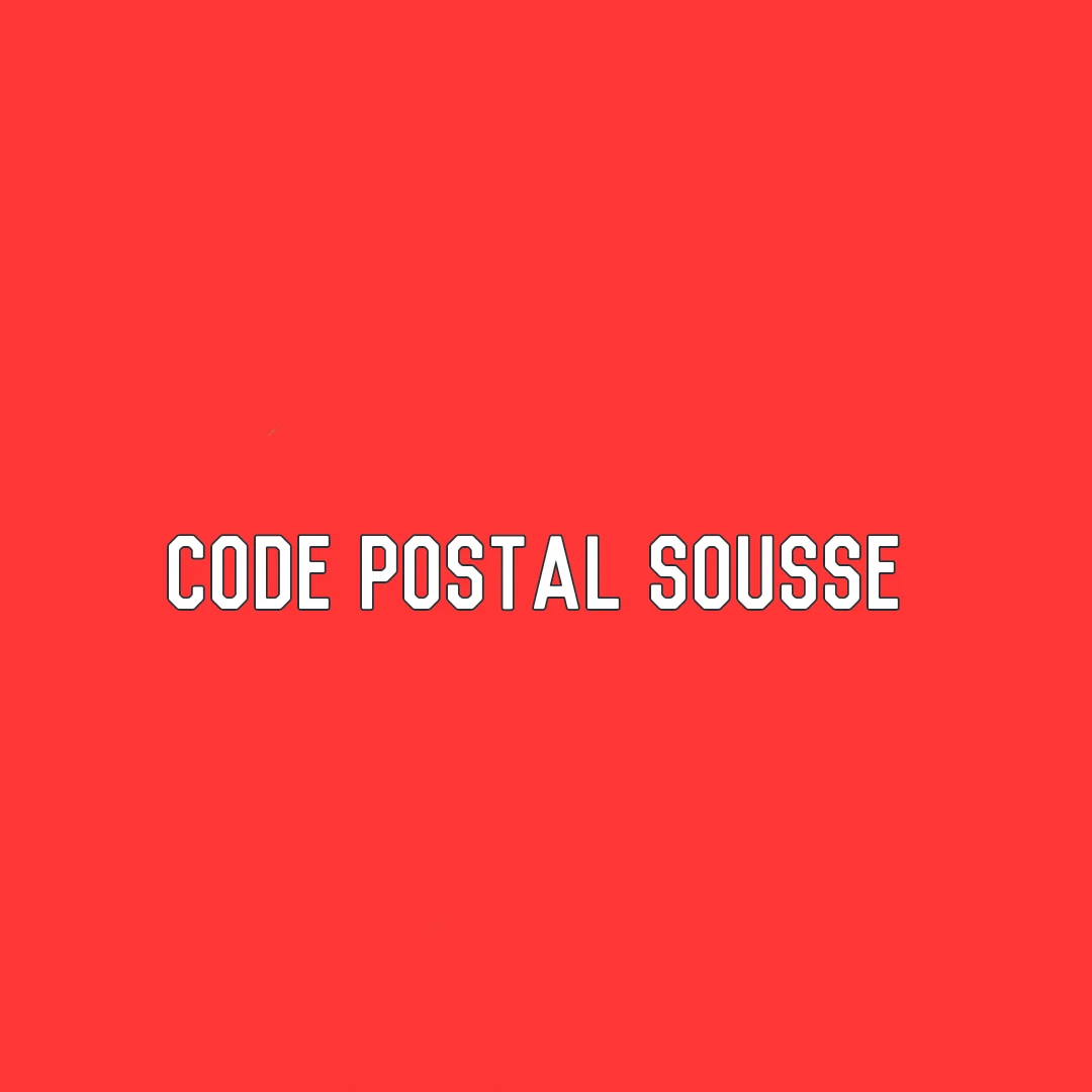 Code Postal Sousse